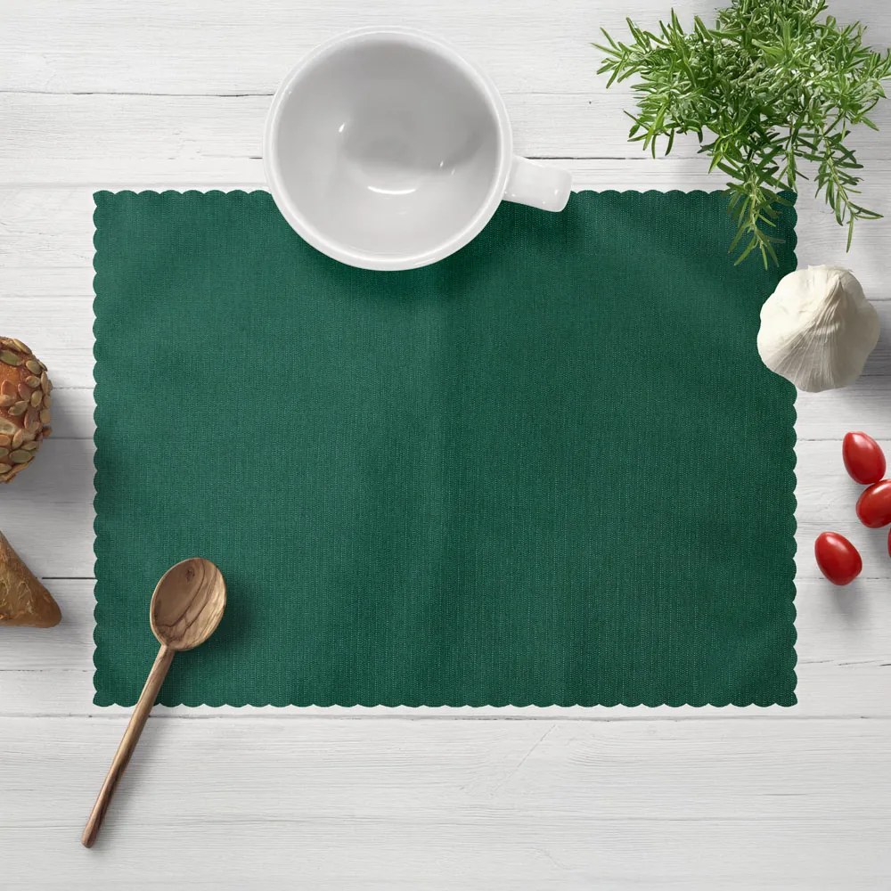 Biante Teflónové prestieranie na stôl TF-110 Zelené 30x40 cm