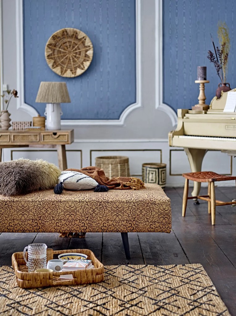 Bloomingville Prehoz z recyklovanej bavlny Ganja Brown 160 × 130 cm