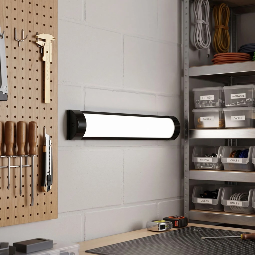 Toolight Toolight, JNH053-18N, lineárne LED svietidlo 60 cm, 18 W, 4000 K, čierna, OSW-56249