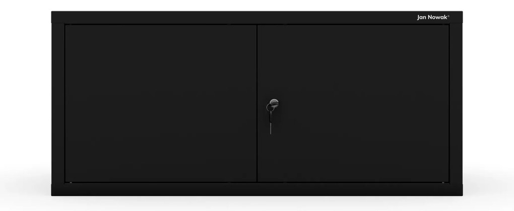 Nadstavec na šatníkovú skriňu EWA Compact 800 x 380 x 400 mm, čierny