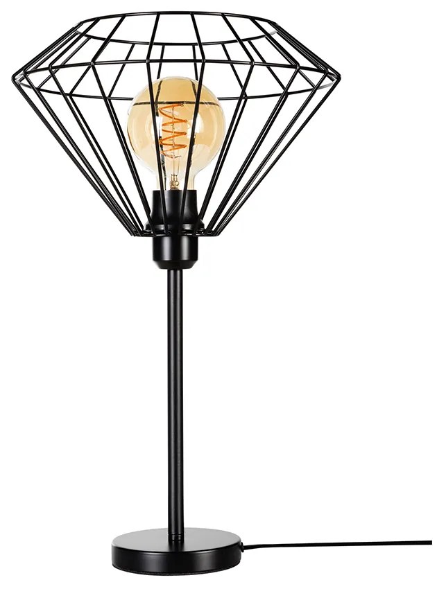 Stolová lampa Raquelle 1xE27 Max.25W čierna