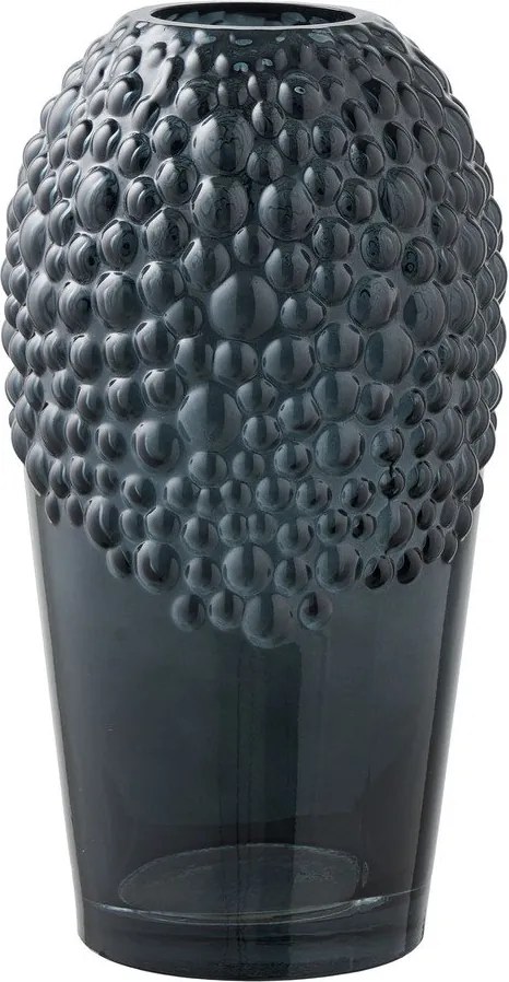 Tmavosivá sklenená váza (výška 25 cm) – House Nordic