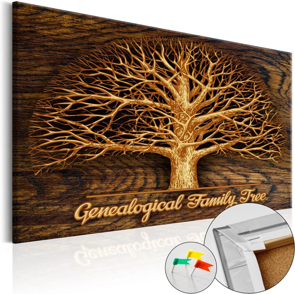 Obraz na korku - Family Tree [Corkboard] 120x80