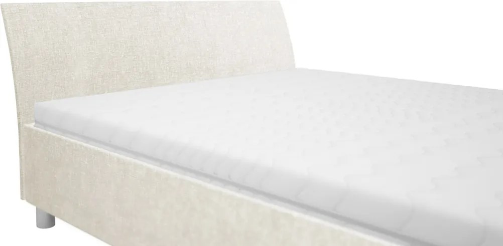 Posteľ Bali 160x200 cm, krémová látka