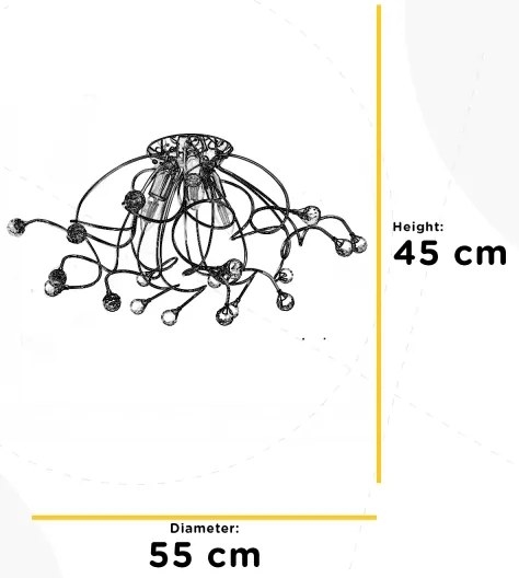 ONLI - Prisadený luster TRILLY 3xE14/6W/230V