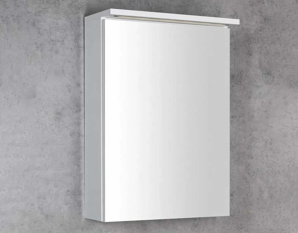Aqualine Aqualine, KAWA STRIP Galérka s LED osvetlením 80x70x22cm, dub emporio, WGL38S