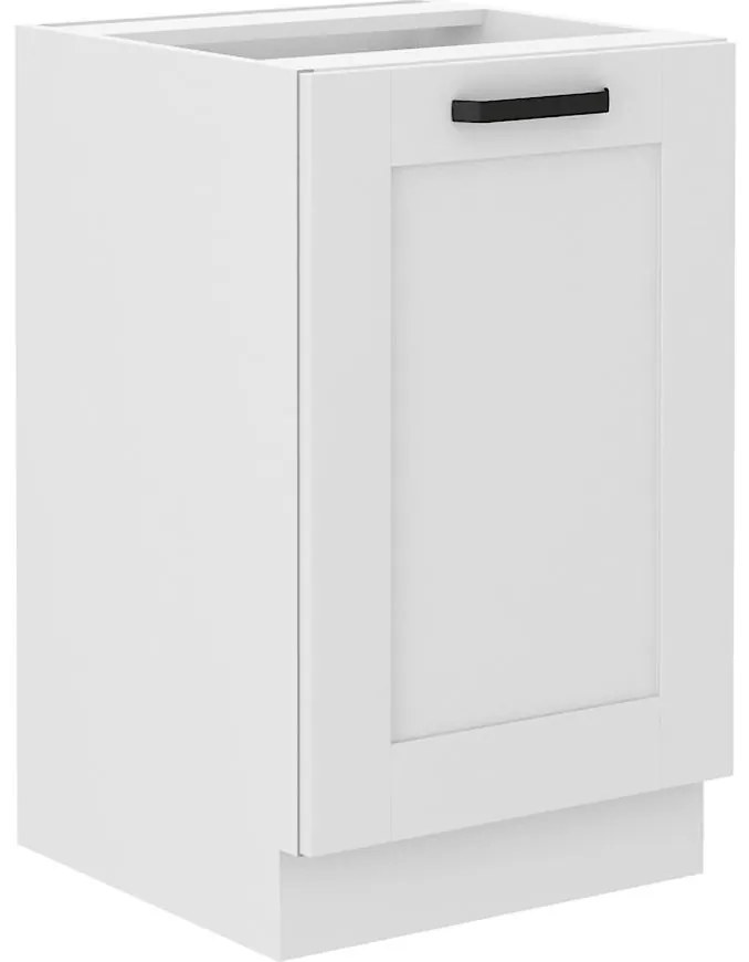 Kuchynská skrinka LUNA biely mat/biely  50zl 1f bb