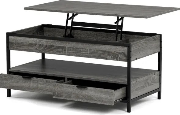 Konferenčný stolík CT-I1201 GREY sivý dub