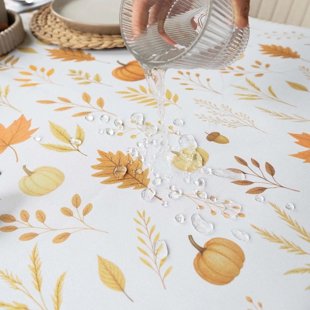 Goldea hranatý teflónový obrus - vôňa jesene 80 x 80 cm