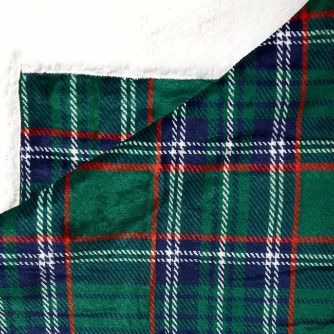 Deka MANTA kockovaná, zelená 864761