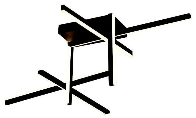 Zambelis 22027 - LED Stmievateľný prisadený luster LED/46W/230V čierna