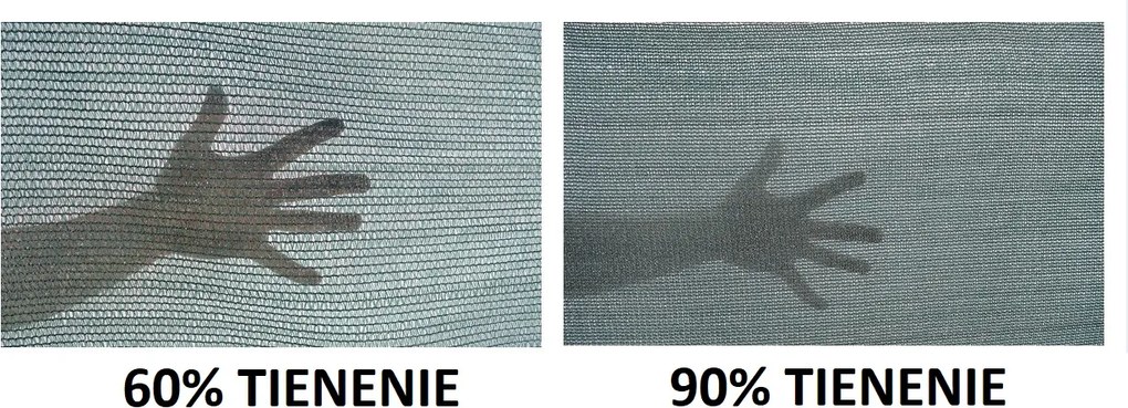 Ekspand Tieniaca sieť 1,5 x 25 m 90% tieň ZELENÁ + 200 ks sťahovacie pásky ZADARMO