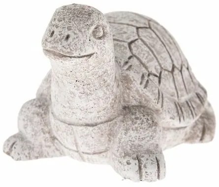 Záhradná dekorácia Korytnačka, betón, 11,5 7,5 8,5 cm, sivá