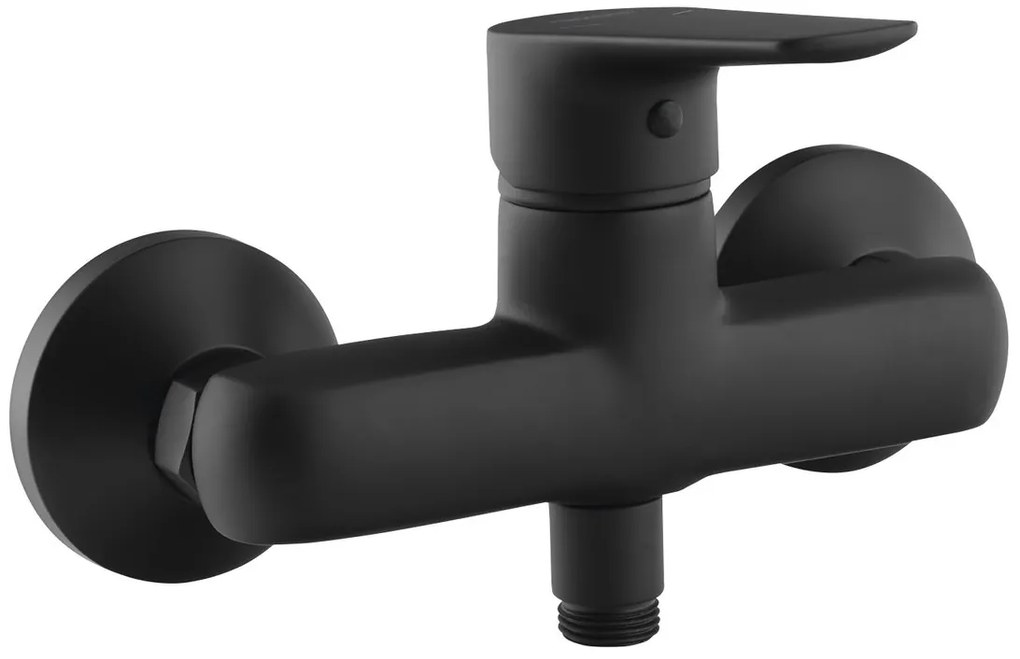 Aqualine Aqualine, LOTTA nástenná sprchová batéria, rozteč 150mm, čierna matná, LT611B