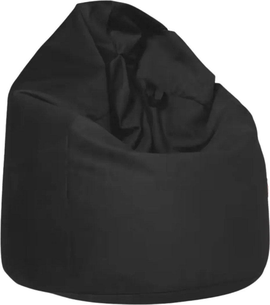 Set 2 detských sedacích vakov Bunny L Lapit sivý + Bag Sako L plyš čierny