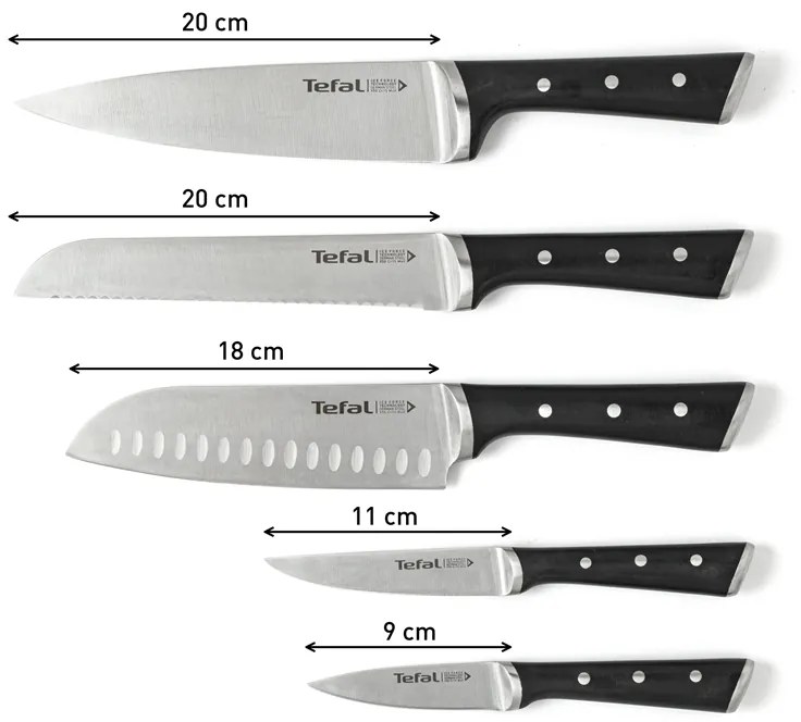 Sada nožov Tefal Ice Force K232S574 5 ks + blok