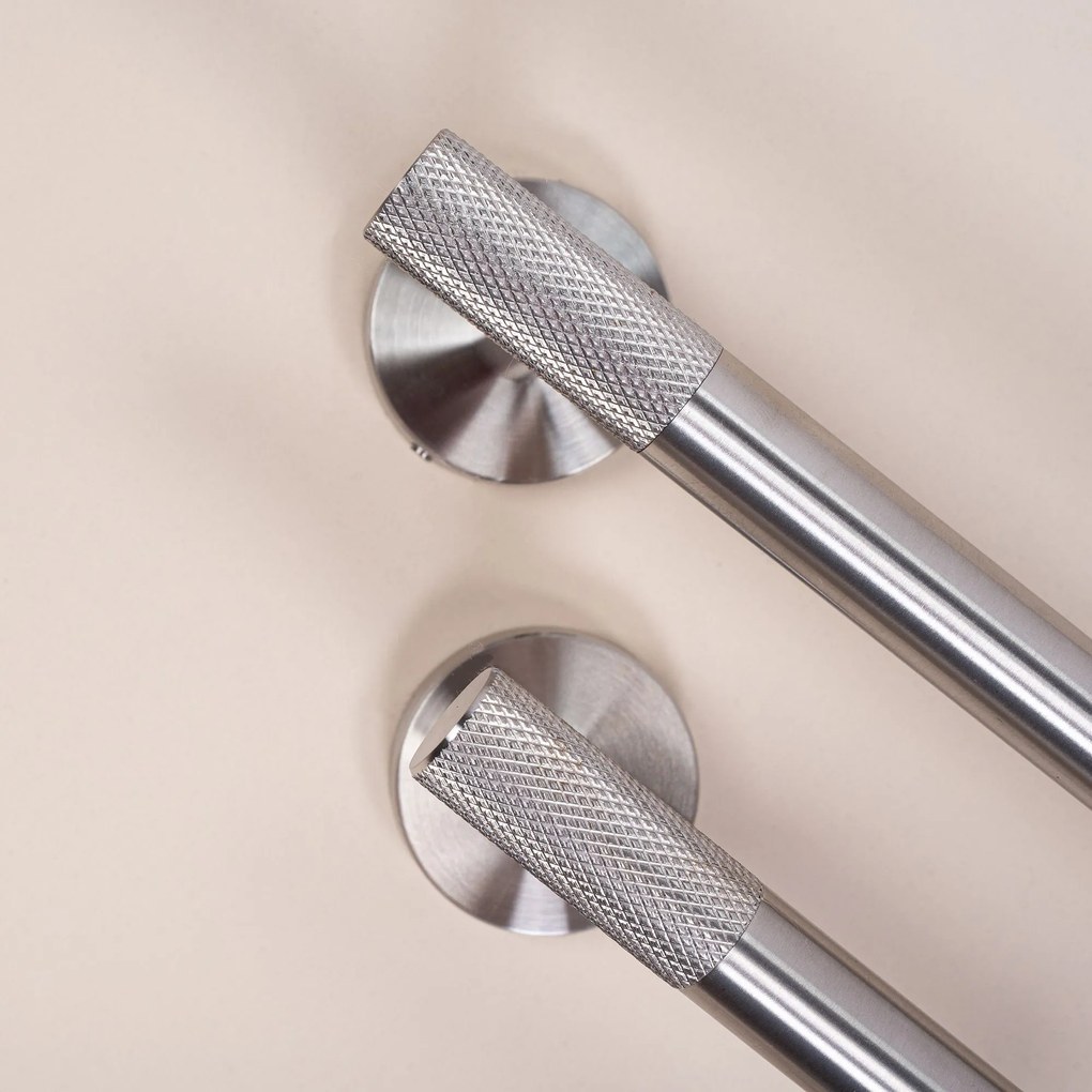 Rea Modern, kúpeľňový vešiak na uteráky 60cm, 6603, brúsená oceľ, REA-98002