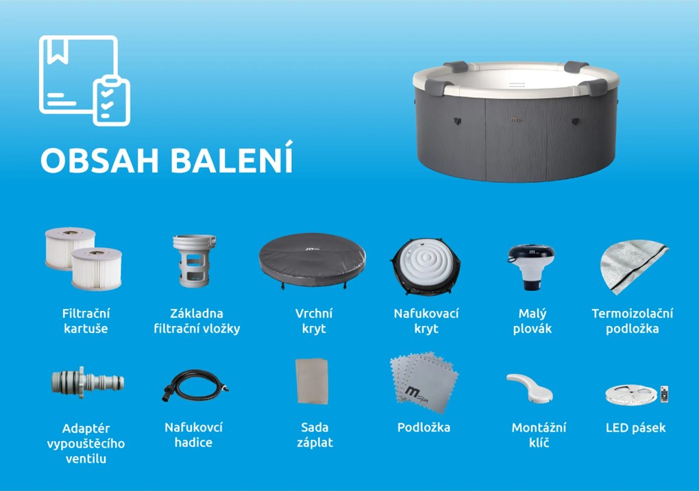 Mspa | Vírivý bazén MSPA Denver F-DE066W | 11400308