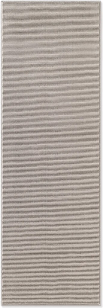 Behúň Perles 106186 Cream Grey z kolekcie Elle, 80x240, šedá, obývacia izba, ELLE Decoration