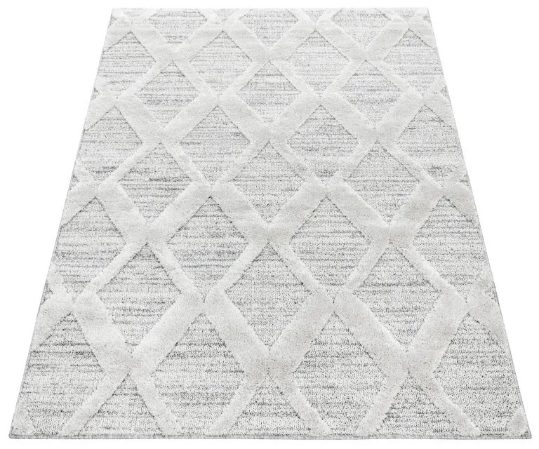 Kusový koberec Pisa 4703 Grey, 60x110, šedá, obývacia izba, Ayyildiz