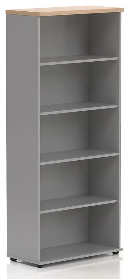 Vysoká skriňa Visio LUX 80 x 38,5 x 183,5 cm, dub