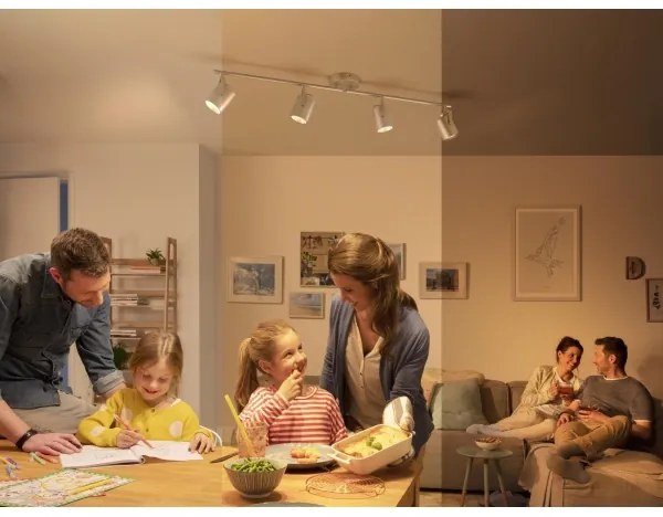 Philips 50664/14/P0 - LED Bodové svietidlo BYRE 4xLED/4,3W/230V 2200/2500/2700K