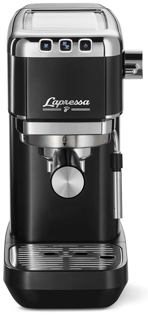 Pákový kávovar »Lapressa«, čierny
