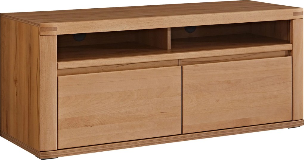 XXXLutz NÍZKA KOMODA, jadrový buk, jadrový buk, 134/57/50 cm Voleo - Komody - 002412010802