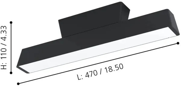 Eglo 99601 - LED RGBW Stmievateľné stropné svietidlo SIMOLARIS-Z LED/16W/230V