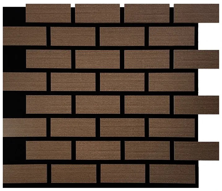 Akustický dekoračný panel Klinker Catania Oak 67x58 cm