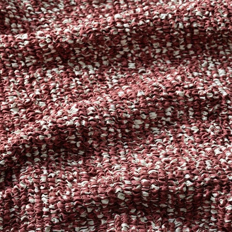 Bielastické poťahy GLORIA vínová rohová sedačka (š. 350 - 530 cm)