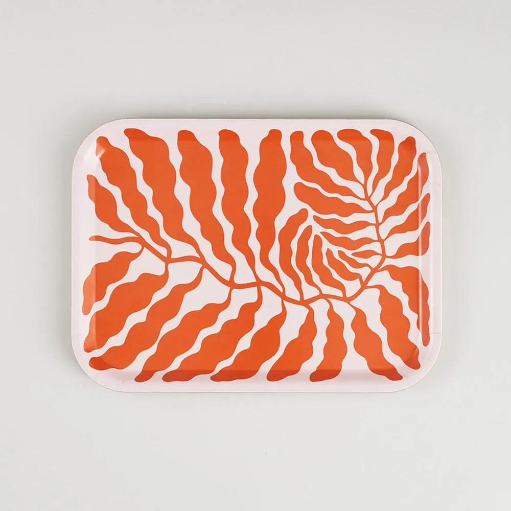 Wrap Ilustrovaný Tácka Art Trays by Linnéa Andersson malý červený