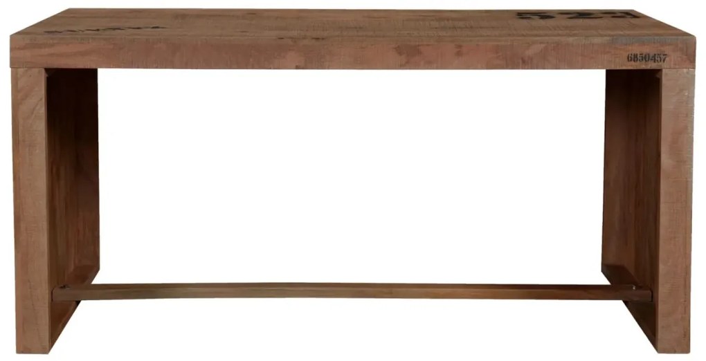 furniture-nabytek.cz - Masívna jedálenská súprava Hankey so 4 stoličkami Kenton, mango/textil/kov, lakovaná, hnedá/čierna