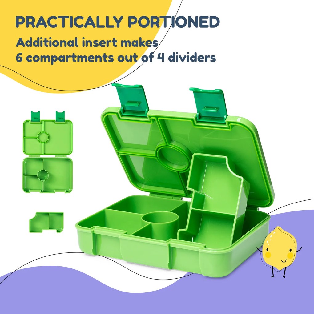 Klarstein Schmatzfatz desiatový box s priehradkami