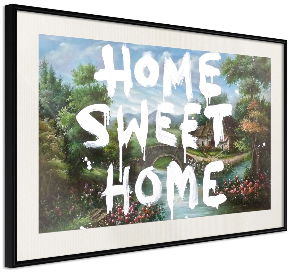 Artgeist Plagát - Dream House [Poster] Veľkosť: 45x30, Verzia: Zlatý rám