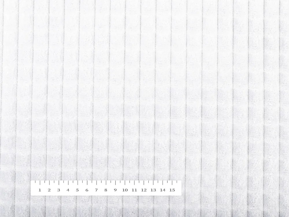 Biante Dekoračná obliečka na vankúš Minky kocky MKK-001 Biela 40 x 40 cm