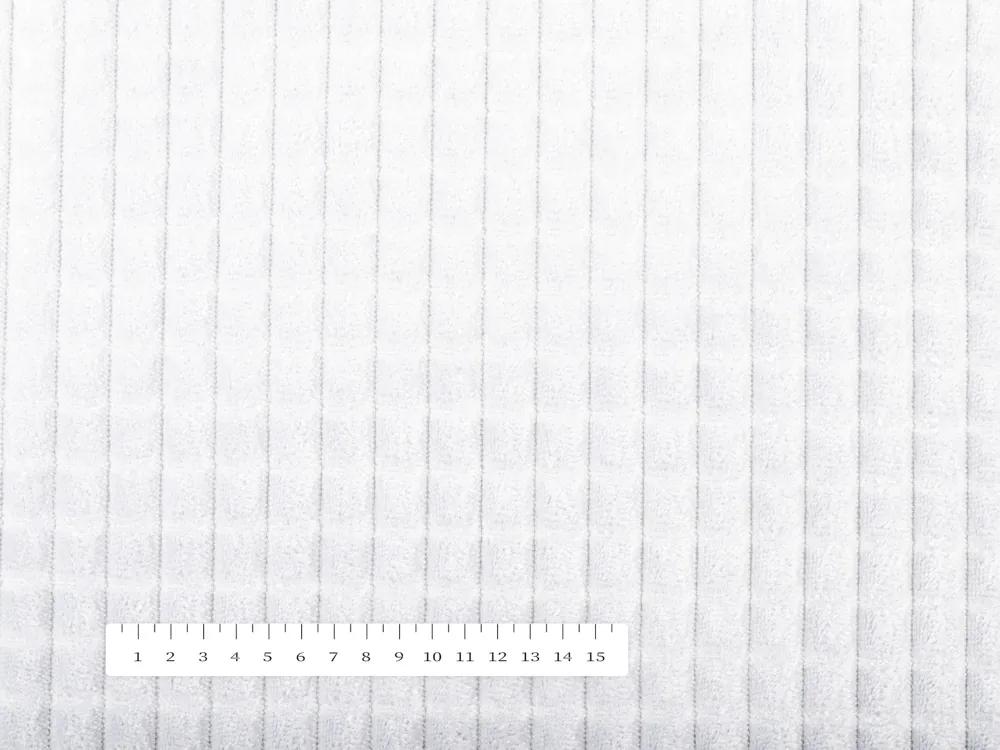 Biante Dekoračná obliečka na vankúš Minky kocky MKK-001 Biela 60 x 60 cm