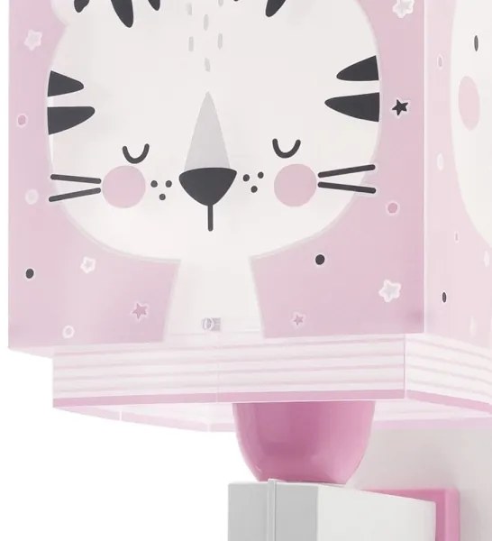 Dalber 63119S - Detské nástenné svietidlo JUNGLE 1xE27/15W/230V ružová