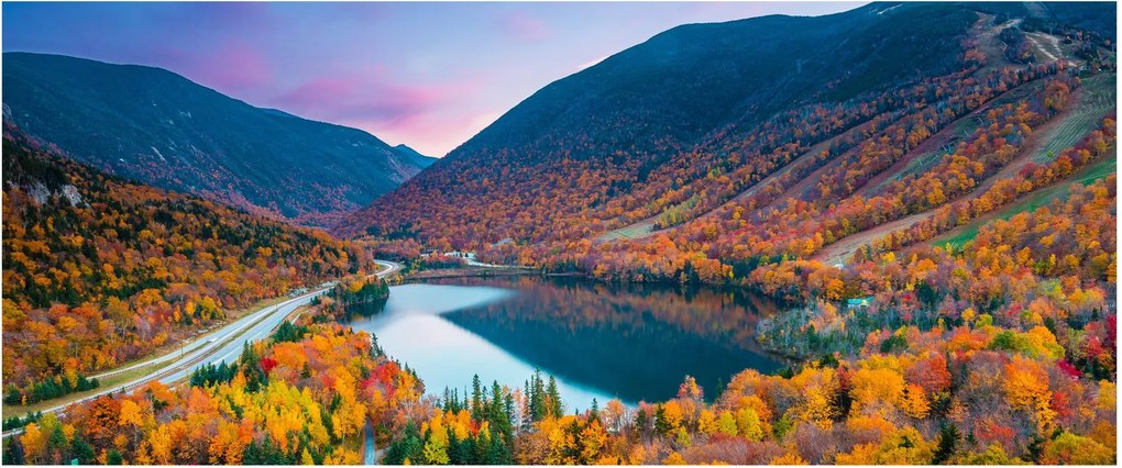 Obraz - White Mountain, New Hampshire, USA (120x50 cm)