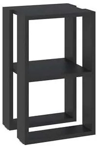 Nočný stolík Houseland Lonie čierny