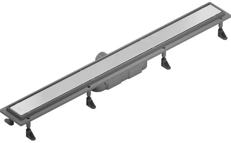 Mexen Flat ABS, sprchový odtokový žľab 2v1 70 cm, brúsená oceľ, 1069070