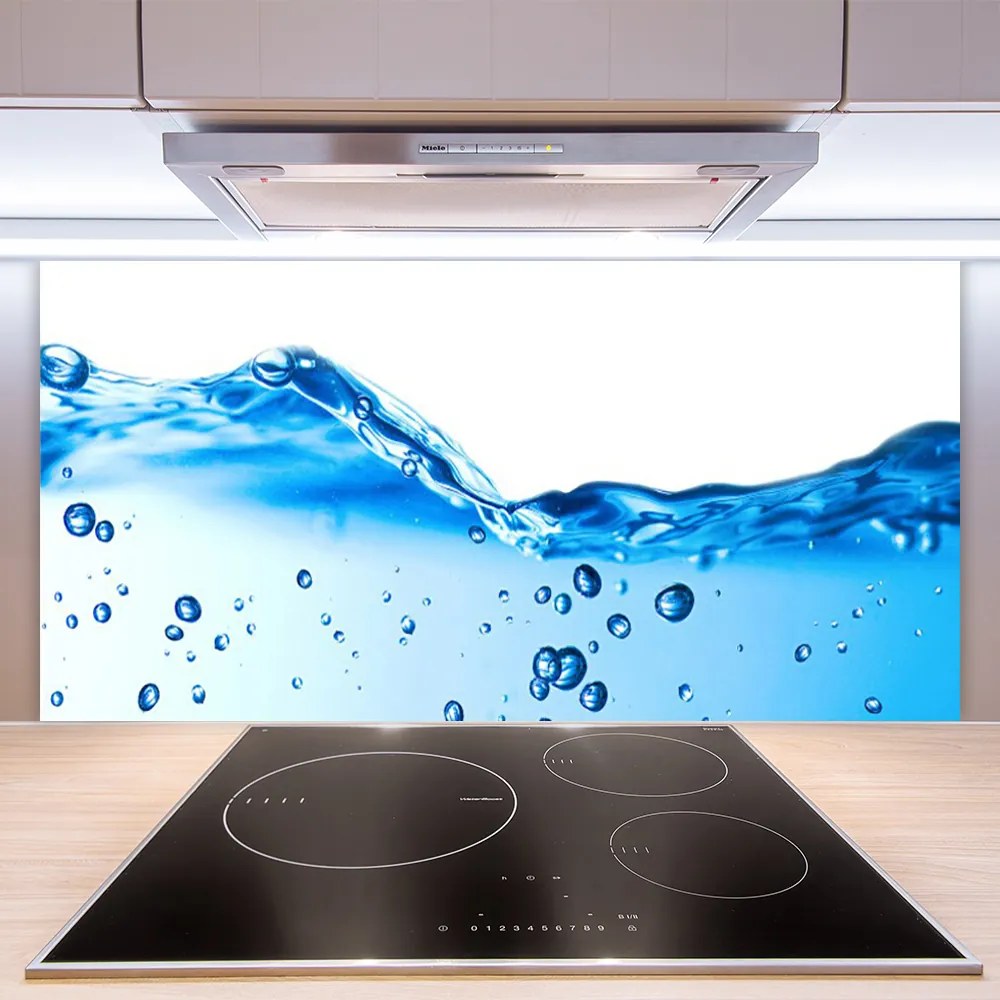 Sklenený obklad Do kuchyne Voda umenie 125x50 cm