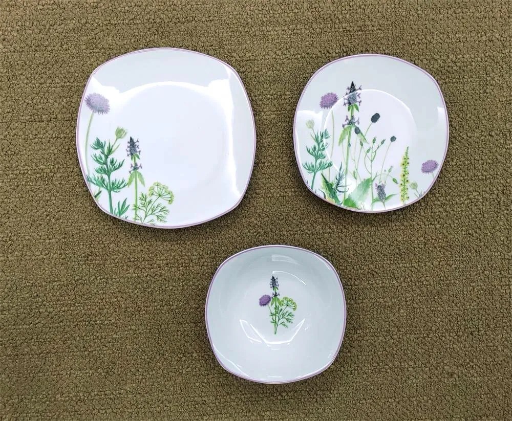 Porcelánová jedálenská súprava Village Lan sada 18ks