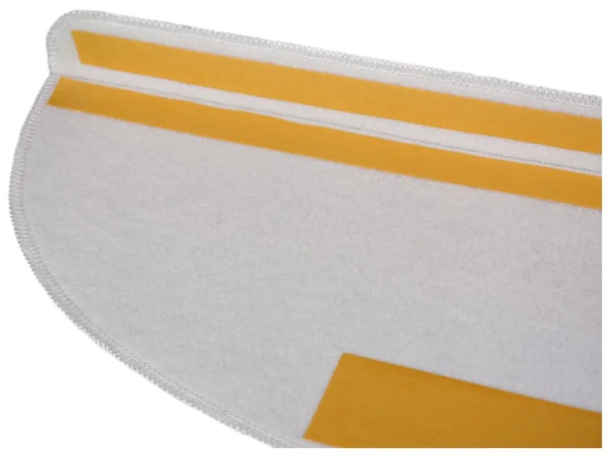 Červené nášľapy na schody v súprave 16 ks 20x65 cm Plain Color – Vitaus