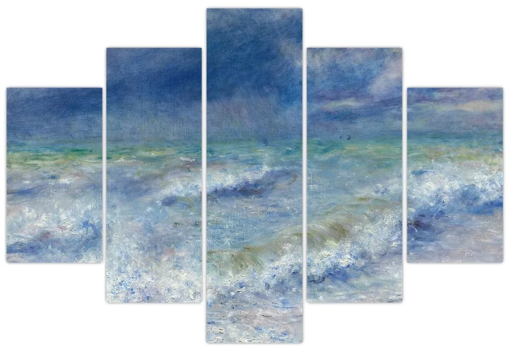 Obraz - Pierre-Auguste Renoir, Seascape, reprodukcia (150x105 cm)