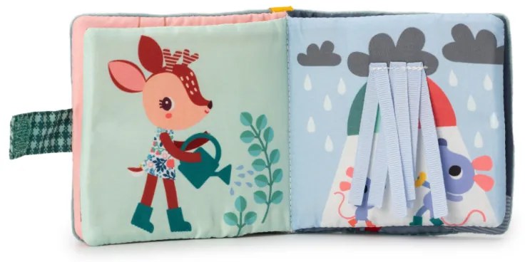 Lilliputiens - čarodejník dráčik Joe - textilná knižka s hryzadielkom