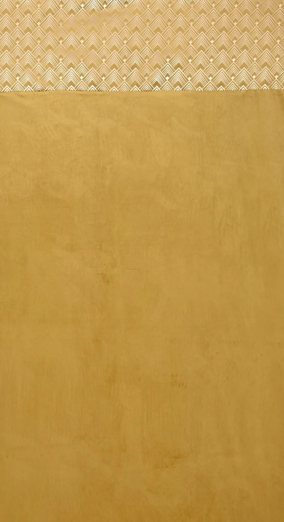 ZATEMŇOVACÍ ZÁVES NA KRÚŽKOCH ELEN 140X250 CM ZLATÁ