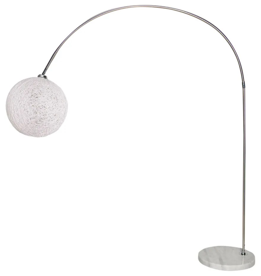 Dizajnová stojanová lampa Omari 205 biela
