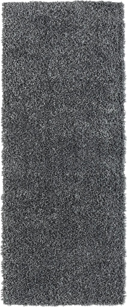 My Flair, Behúň My Shaggy dunkelgrau, 80x200, šedá, chodba / predsieň