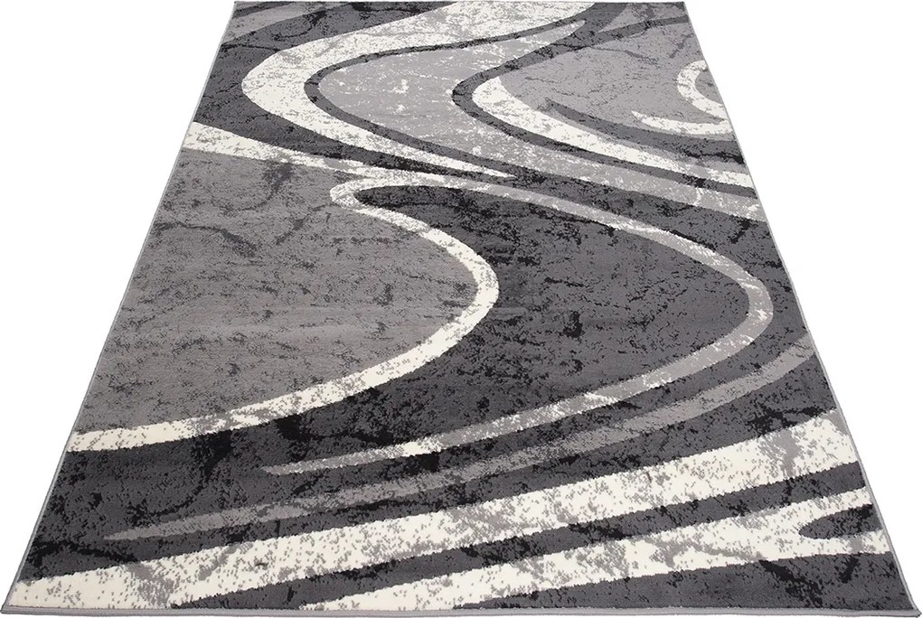 TA Koberec 2640A DARK GRAY CHEAP PP CRM Sivý Obdĺžnikový Rozmer: 120x170 cm